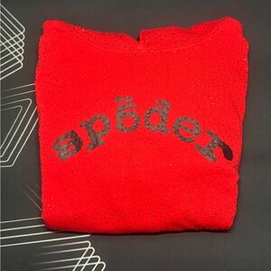 Ep5der Men's Vibrant Red Crewneck Sweater